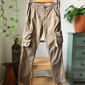 WRANGLER Regular Taper Stretch Cargo Pants Khakis/Brown Size W30 x L 32